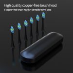 Vlastná USB nabíjateľná sonická zubná kefka s rýchlym nabíjaním Smart Timer s držiakom